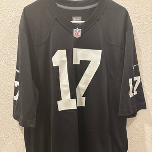 Nike Men’s Black and White #17 NFL Football Jersey